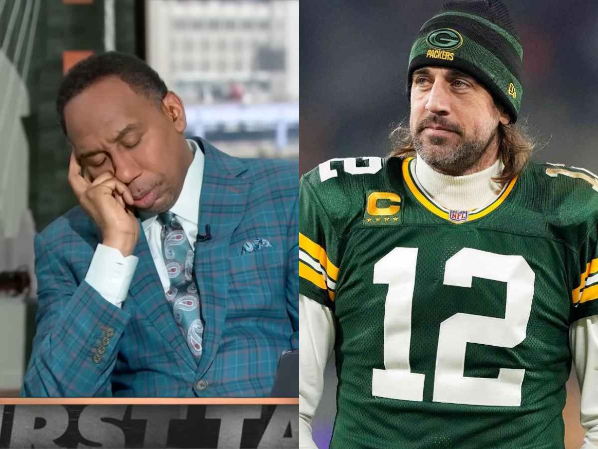 WATCH: Stephen A. Smith hilariously falls asleep on his show because of repeated Aaron Rodgers’ trade news