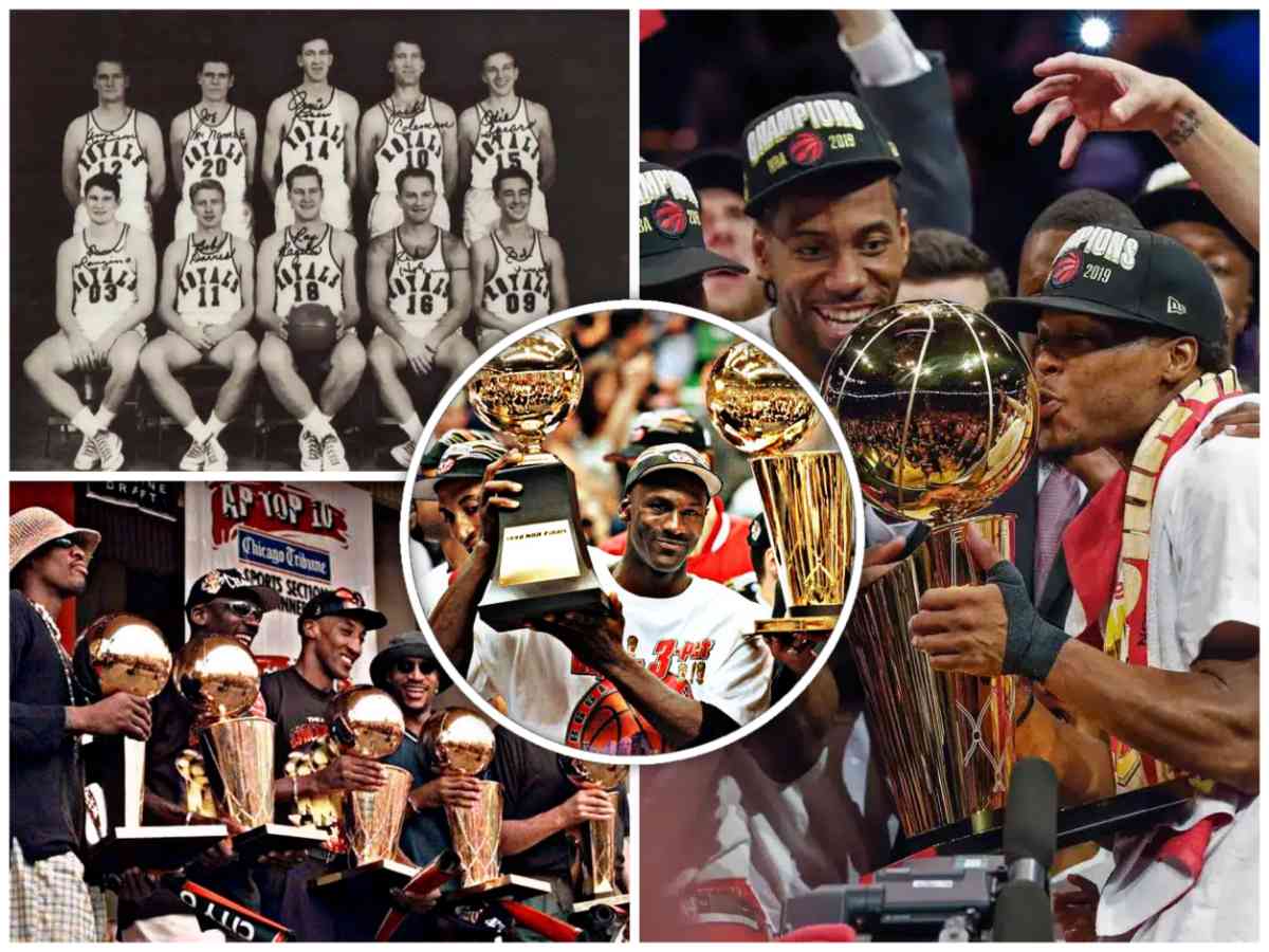 Which teams have never lost in the NBA Finals?