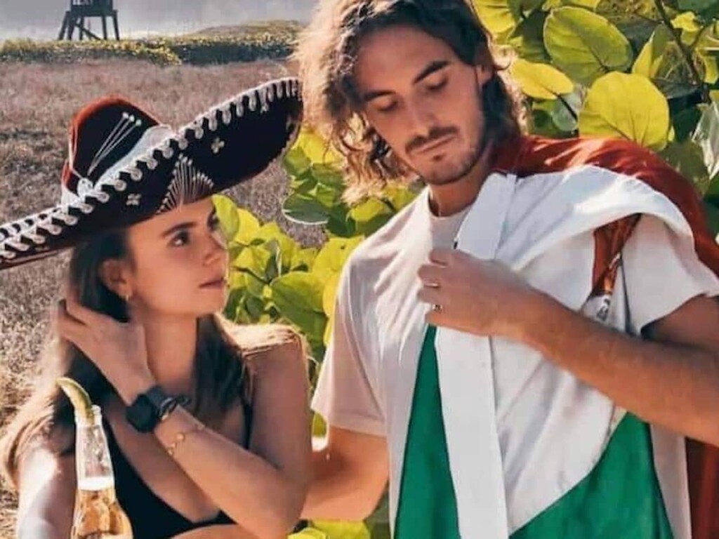 Theodora Petalas and Stefanos Tsitsipas 