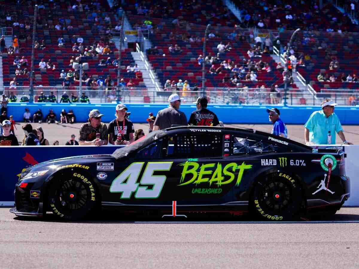 Tyler Reddick screwed up the chance to score his first 23XI Racing win at Phoenix