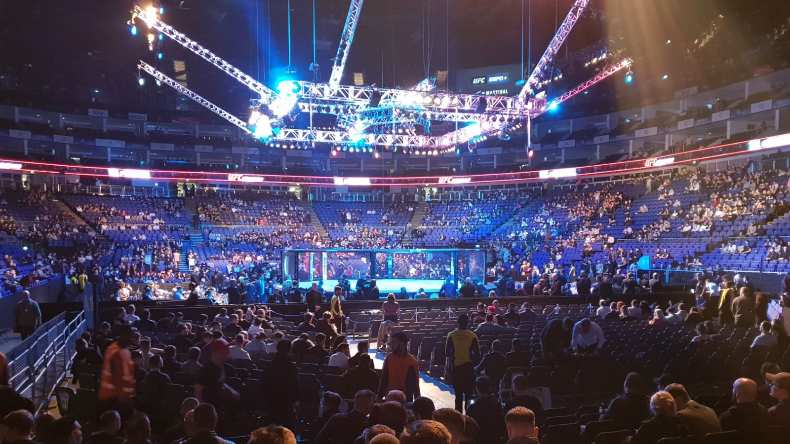 How many UFC events have been in the UK?