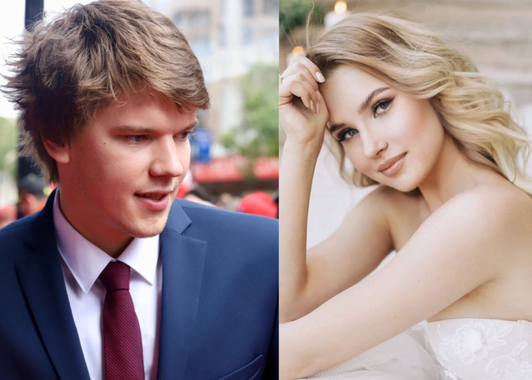 Ilya Samsonov and Mariya [Image Credit: Capitals Outsider/Facebook]