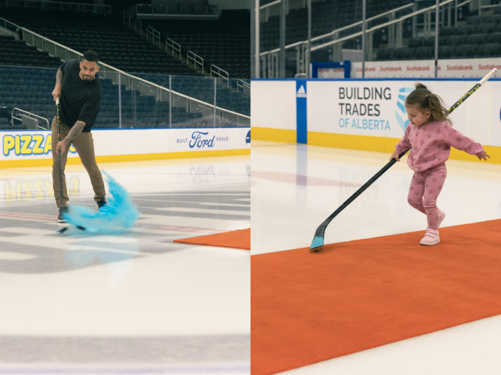 Evander Kane and his daughter [Image Credit: Twitter]