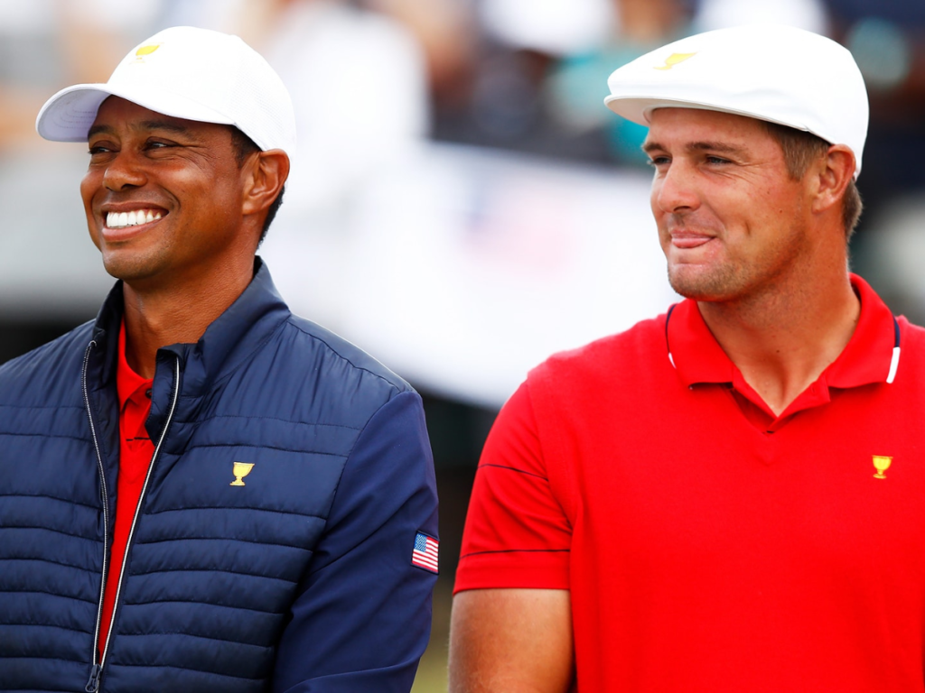 Bryson DeChambeau and Tiger Woods [Image Credit: Golf Channel]