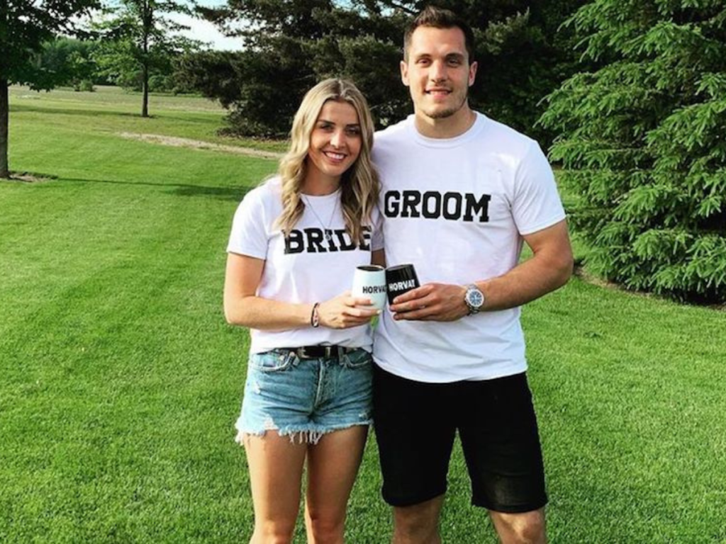 Bo Horvat wife Holly Donaldson [Image Credit: Sportslulu]