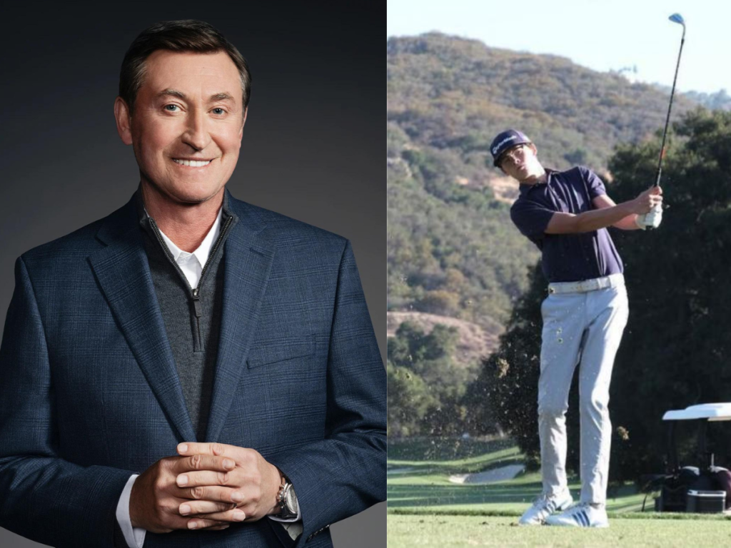 Wayne Gretzky and Tristan Gretzky [Image Credit: MasterClass/ Golf Digest]