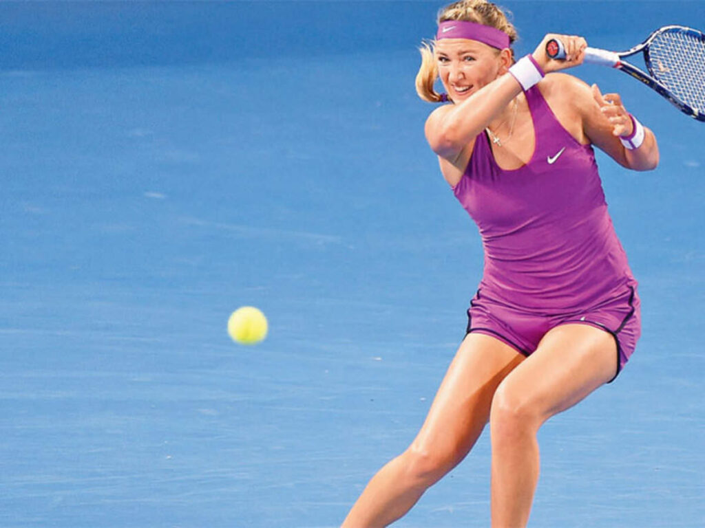 azarenka returns to the court with a mothers patience