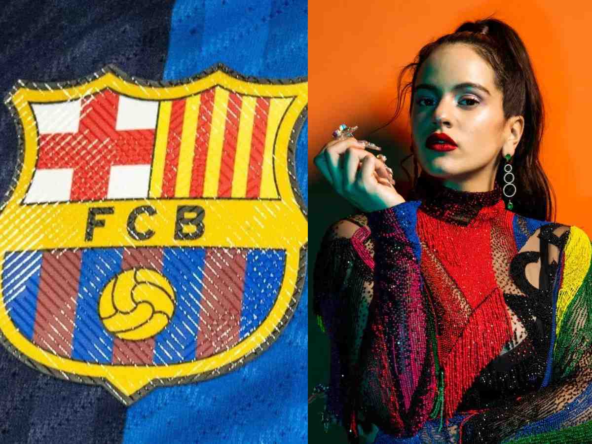 “Selling a jersey for €400; Broke club”- Fans react to Barcelona wearing Rosalia’s special jersey in El-Clasico