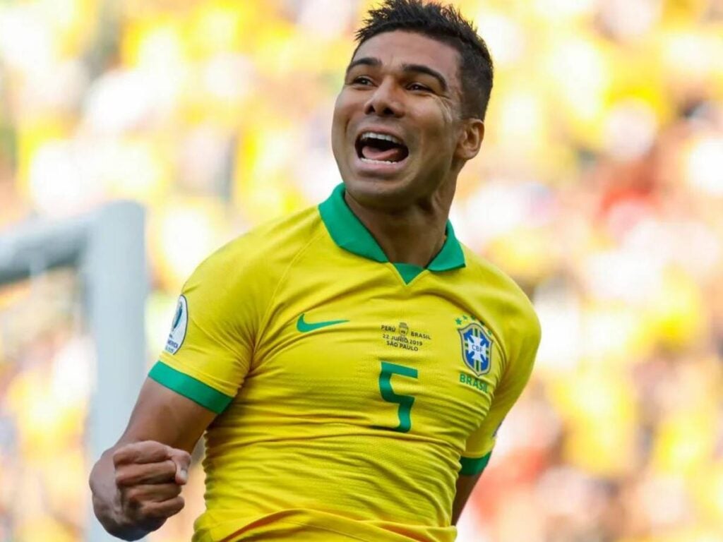 casemiro brazil celebration