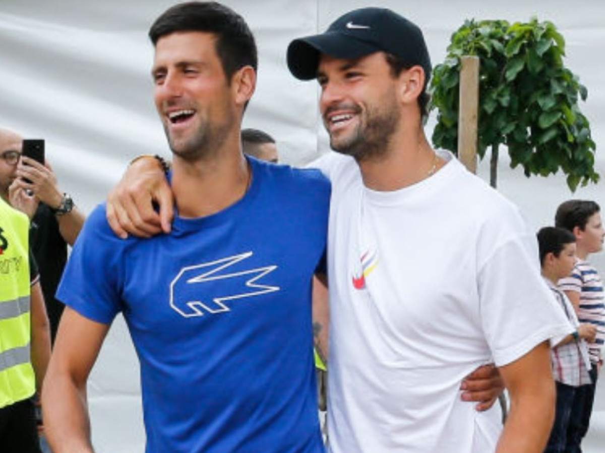 WATCH: Novak Djokovic and Grigor Dimitrov burst into splits playing the lip-reading game