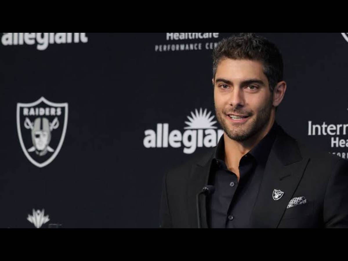 Las Vegas Raiders include ‘Addendum G’ in QB Jimmy Garoppolo’s contract as he continues to recover from foot injury