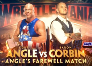 Kurt Angle vs. Baron Corbin