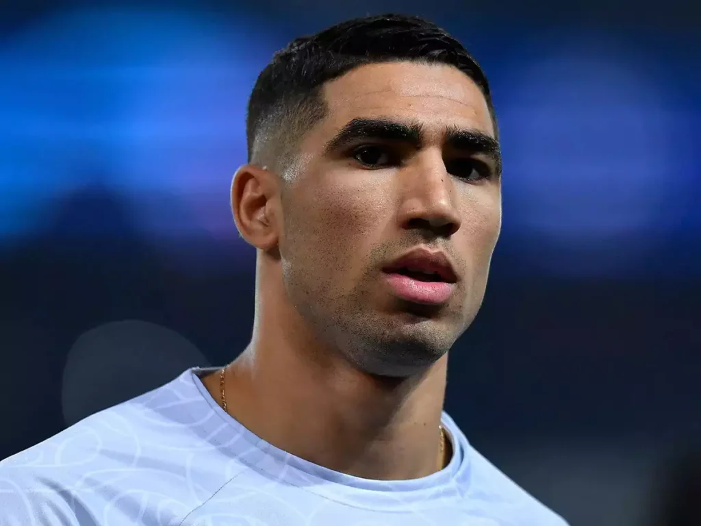 psg morocco footballer achraf hakimi is accused of abusing female while his wife was on vacation