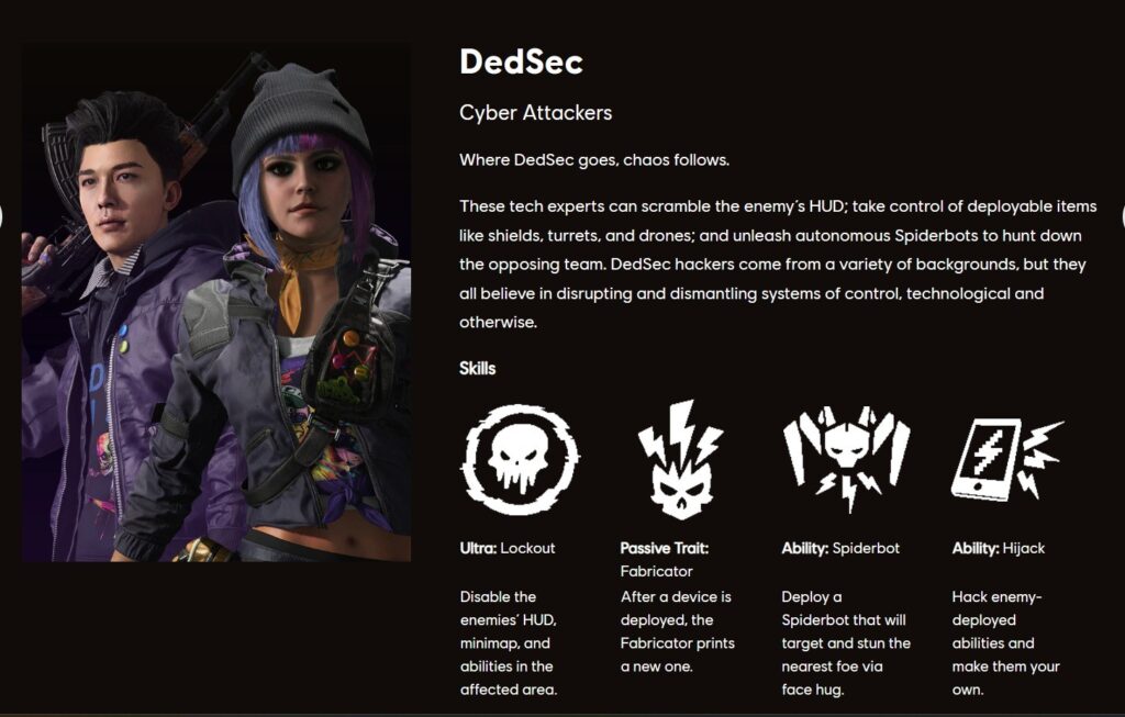 DedSec faction XDefiant 