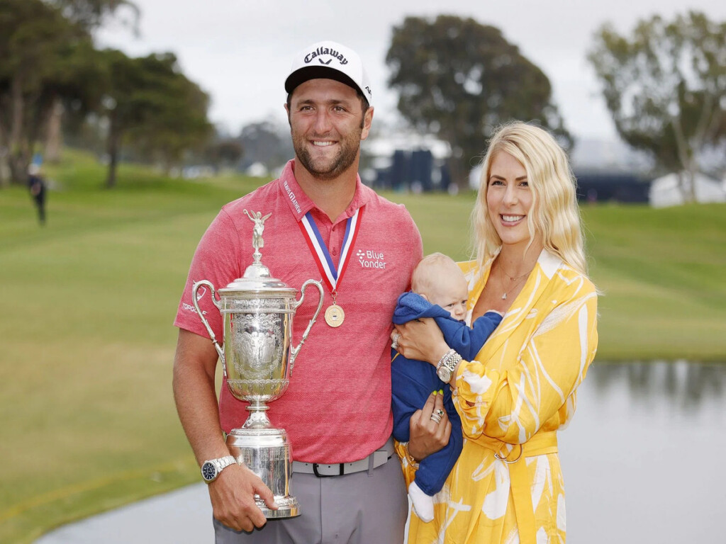 Jon Rahm and Kelley Cahill