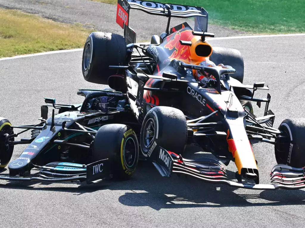 Max Verstappen clashes with Lewis Hamilton at Monza 2021 via TOI