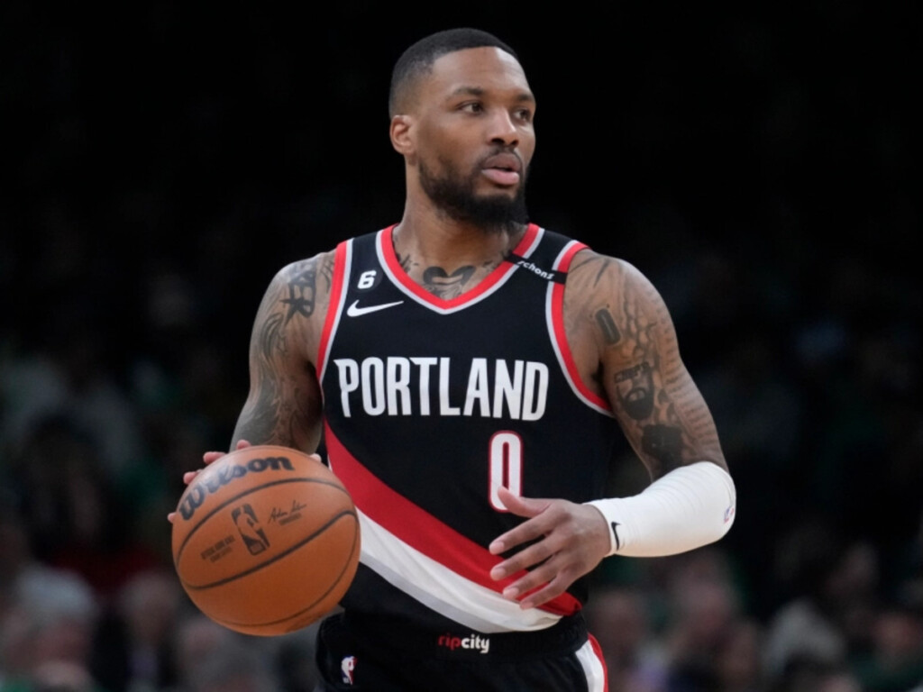 Portland Trail Blazers' Damian Lillard (Via Twitter)