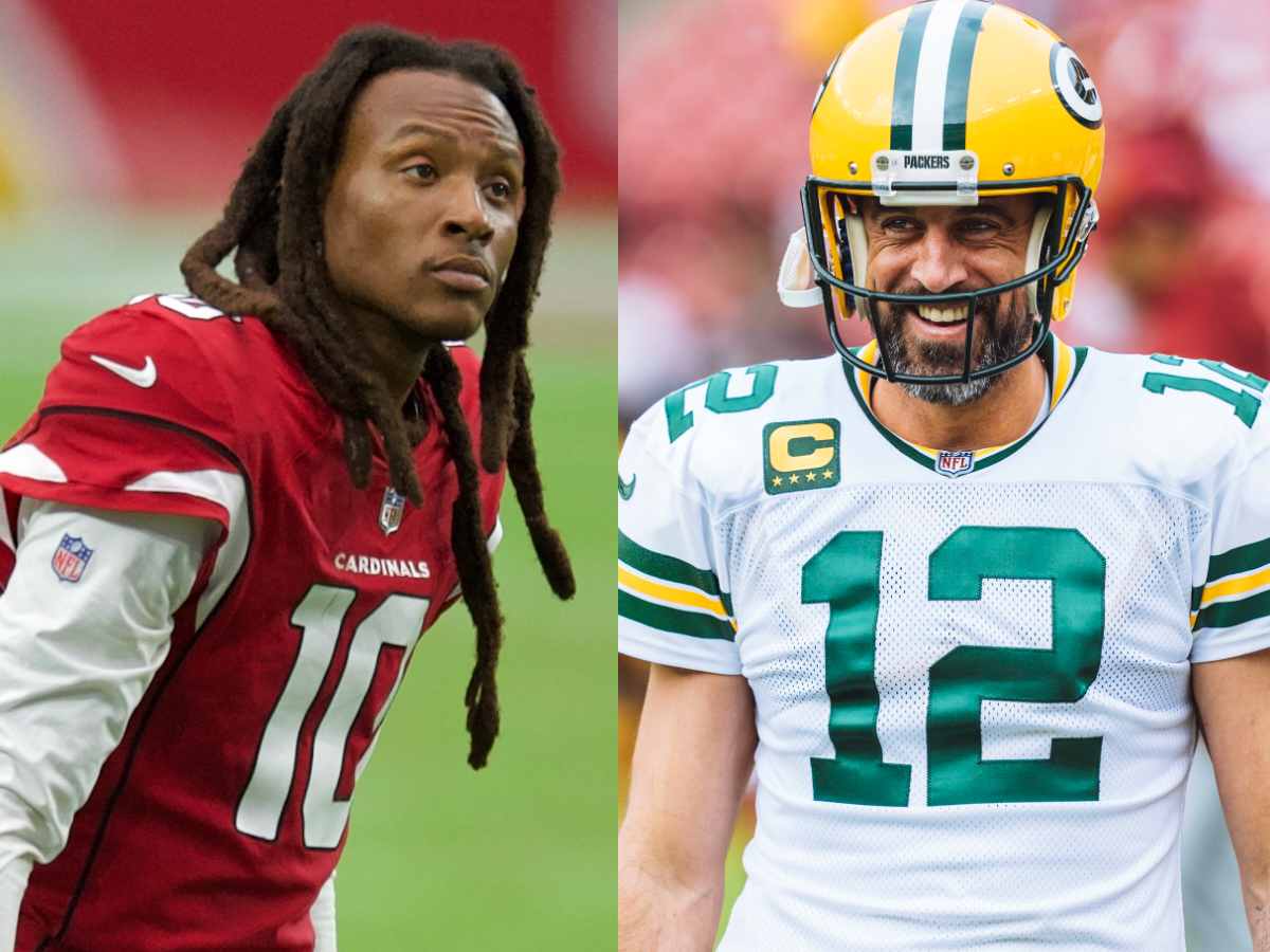 Cardinals WR DeAndre Hopkins drops subtle hint that he’s not interested in playing with Aaron Rodgers