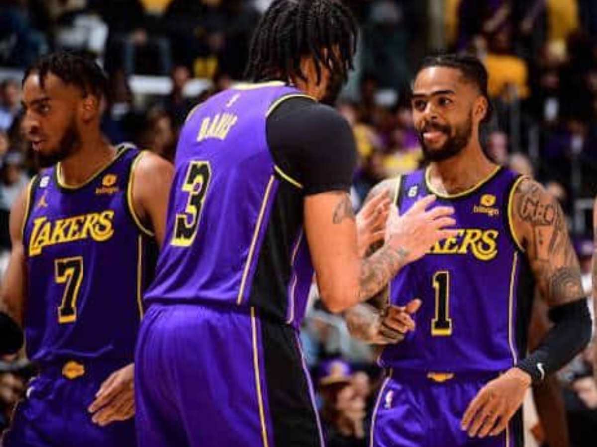 “That dude came out and showed toughness,” D’Angelo Russell LAUDS Anthony Davis for inspiring the Lakers to a ‘clutch’ win amidst injury woes