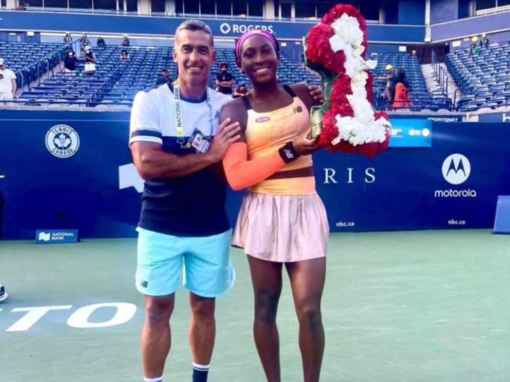 Diego Moyano and Coco Gauff (Image Credit: Linkedin)