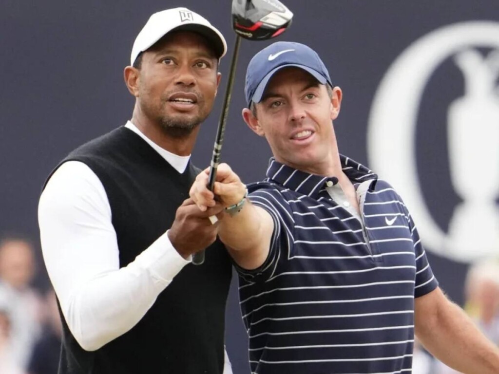 Tiger Woods and Rory McIlroy