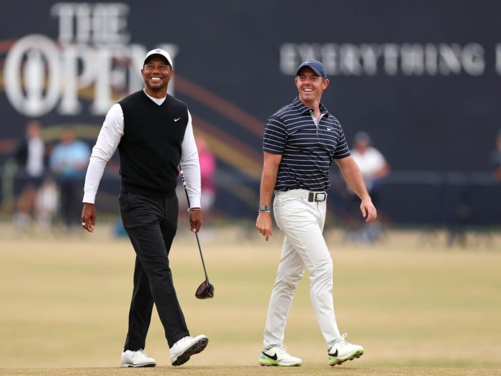 Tiger Woods and Rory McIlroy 