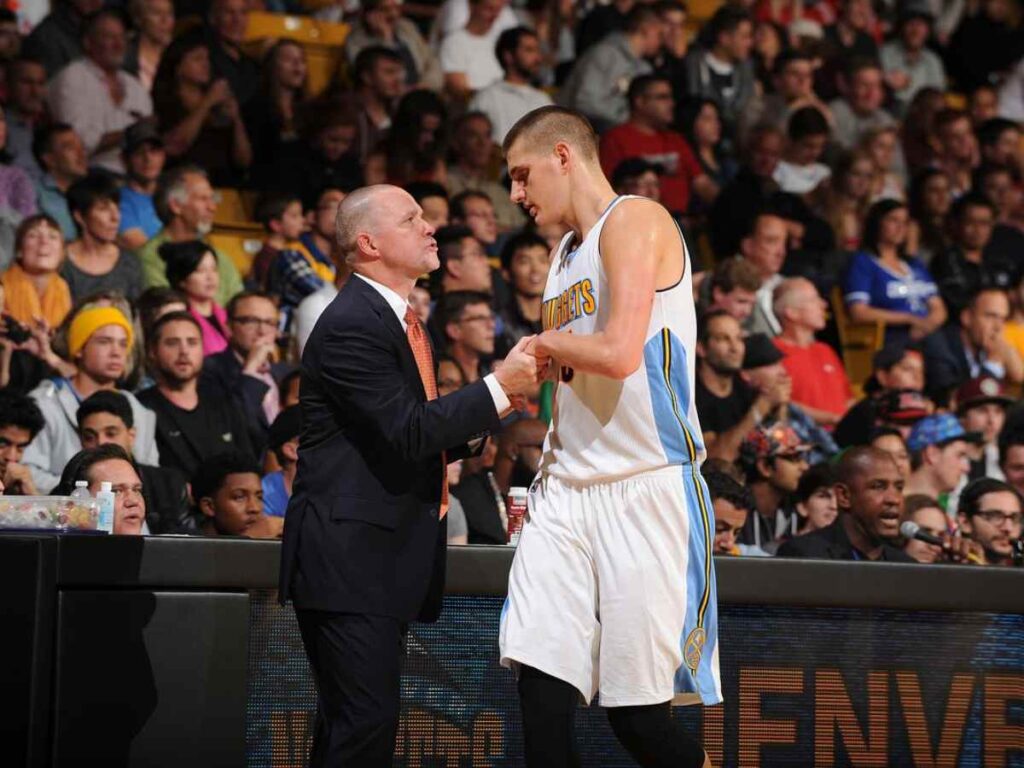 Malone and Nikola Jokic