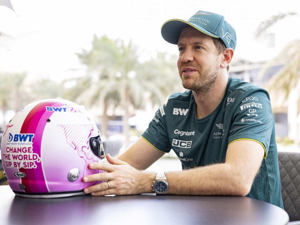 Sebastian Vettel is a brand ambassador for BWT