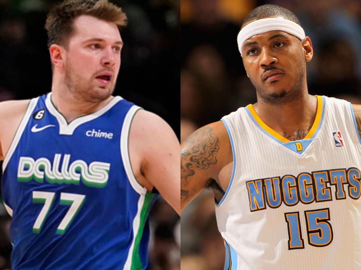 ‘Out of shape’ Luka Doncic turning into MOODY Carmelo Anthony, claims Colin Cowherd