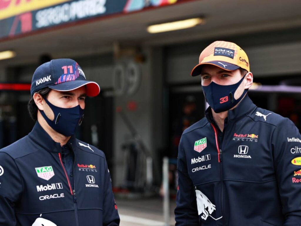 Max Verstappen and Sergio Perez