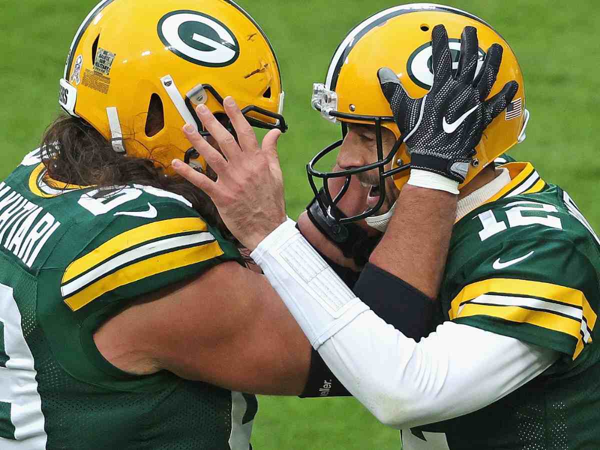 “They will eat his contract,” David Bakhtiari STRONGLY believes Aaron Rodgers will be a Jet before the NFL draft amidst ‘dangers’ from the Packers