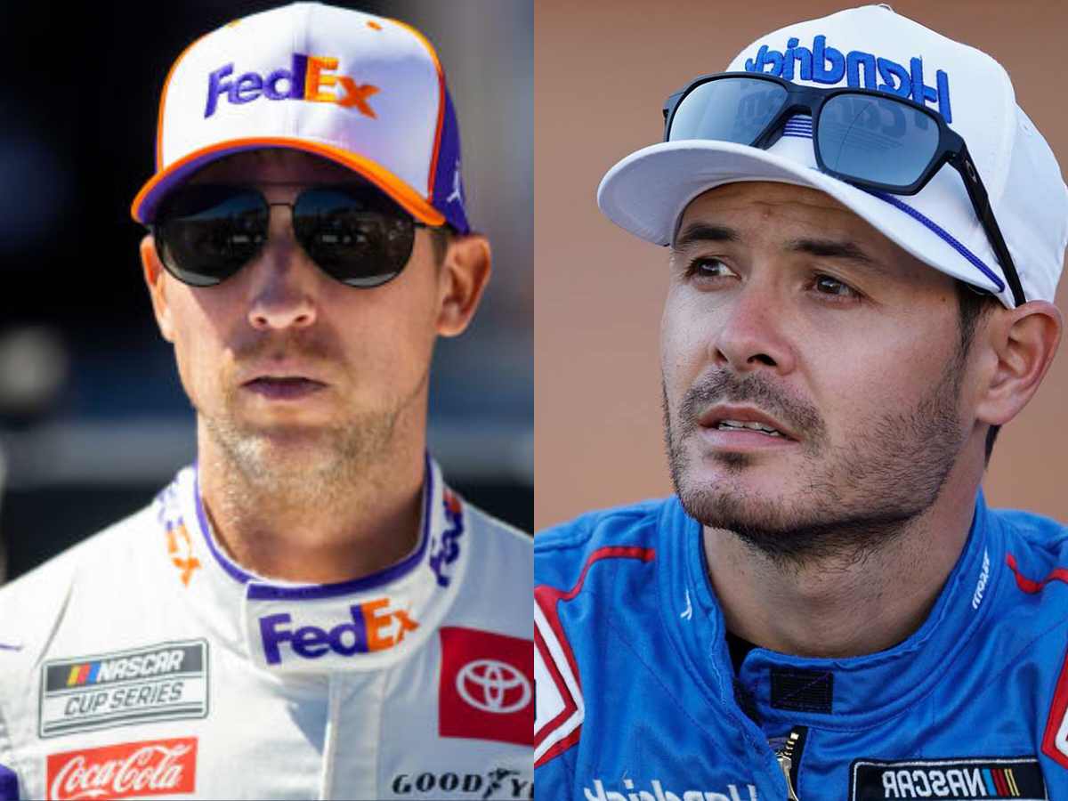 “I have to call Kyle out,” Denny Hamlin enraged with Kyle Larson’s antics at the Bristol Dirt race