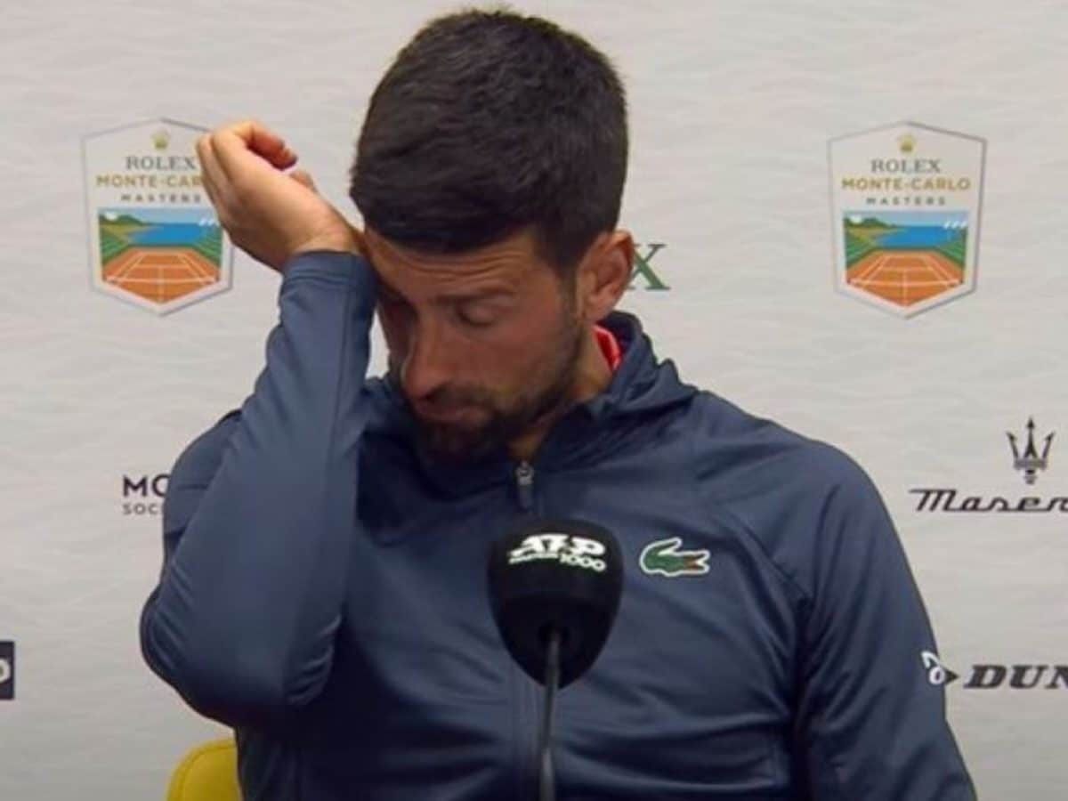 “Just here so wont get fined” – Novak Djokovic’s unsavory post-match interview after Monte Carlo defeat has fans enraged