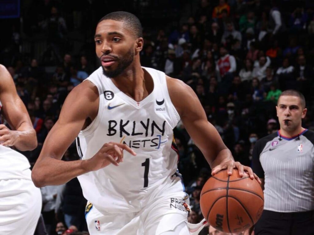 Mikal Bridges playing for the Brooklyn Nets (Via NYC Post)