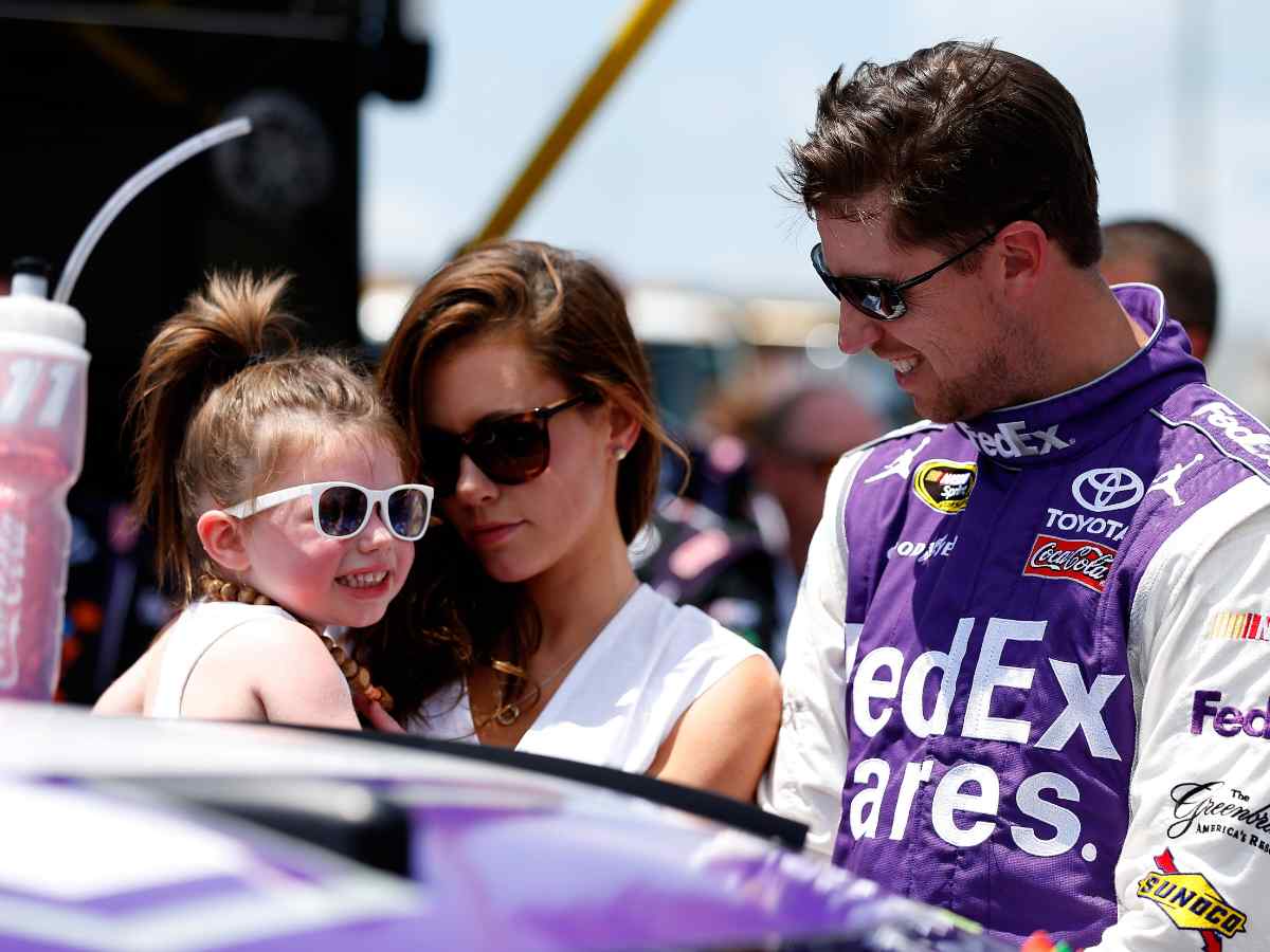 Who is Denny Hamlin's girlfriend, Jordan Fish?