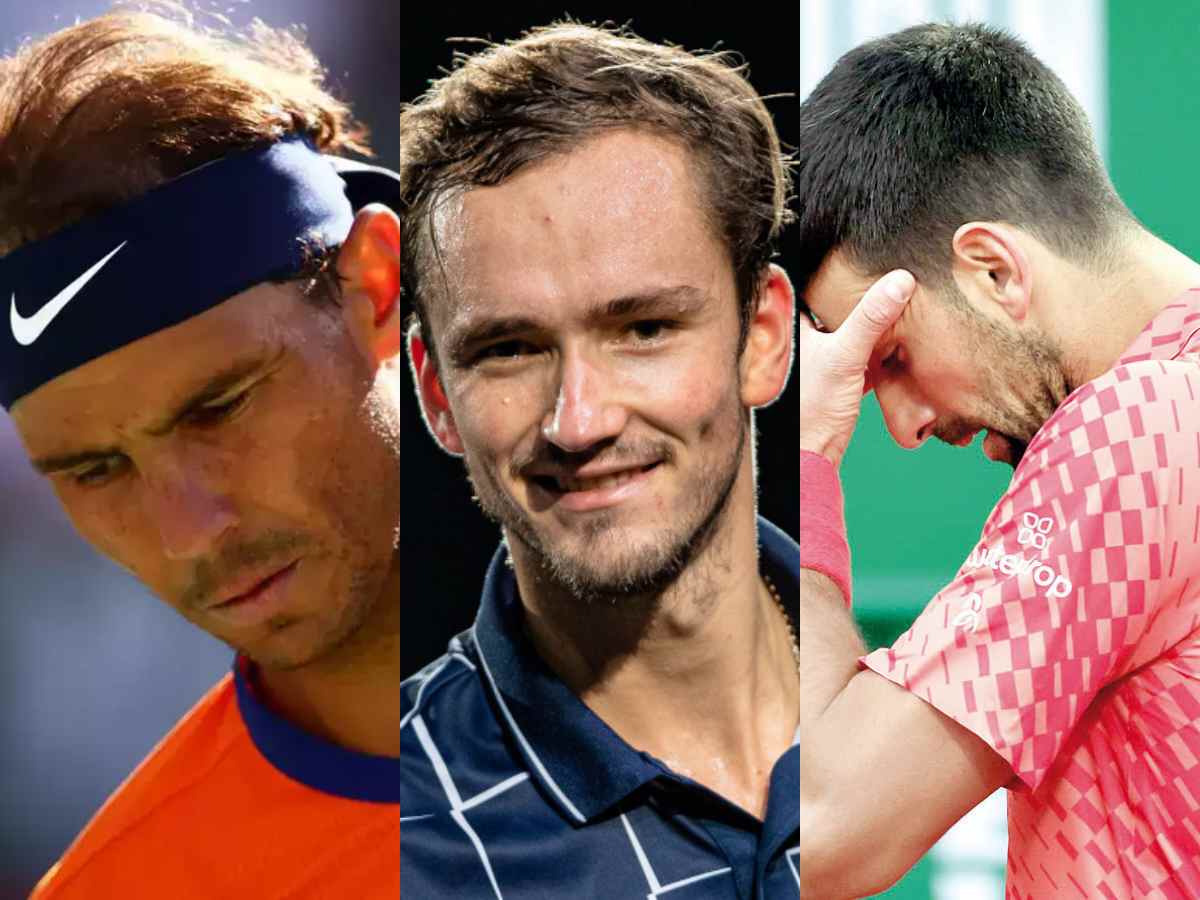 Daniil Medvedev believes that unfit Novak Djokovic and Rafael Nadal can be a BLESSING for him at the French Open