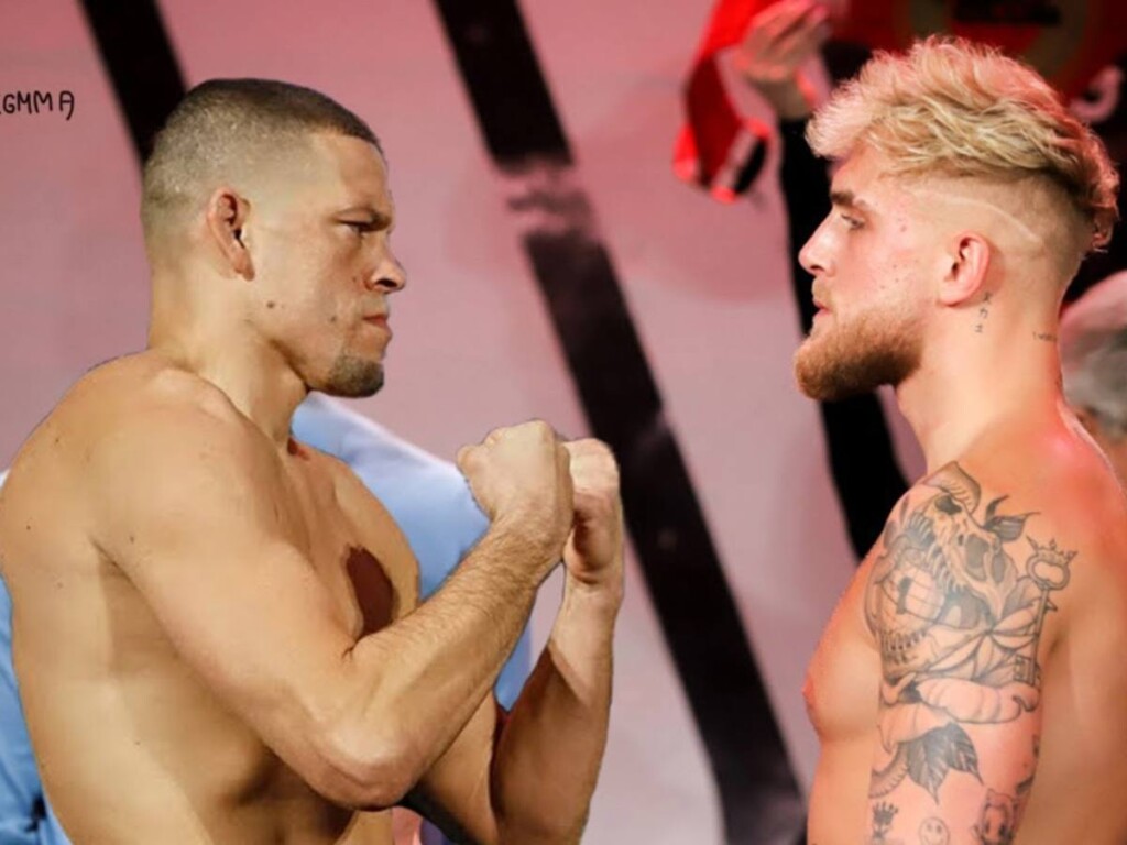 Nate Diaz vs Jake Paul 