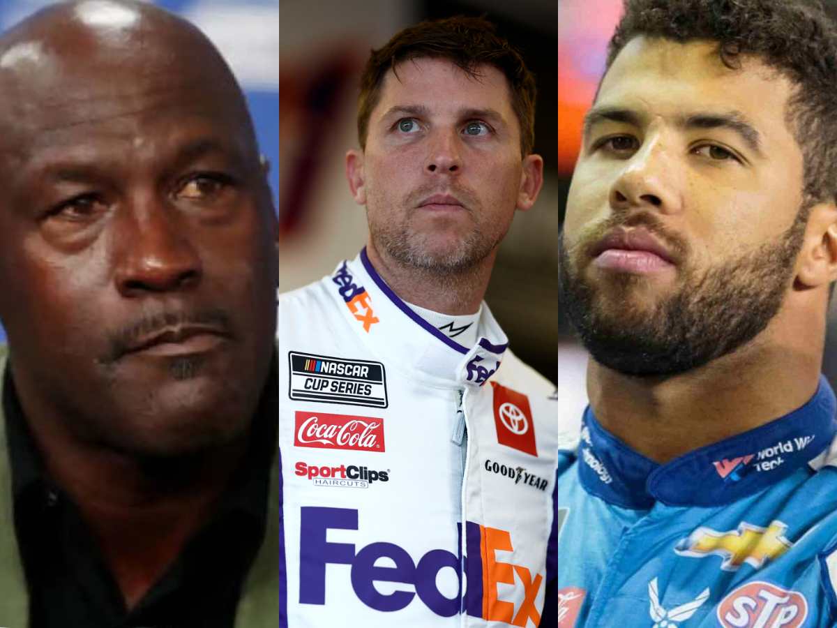 Denny Hamlin reveals the ‘extra pressure’ on Bubba Wallace to perform when Michael Jordan is in the 23XI Pitbox