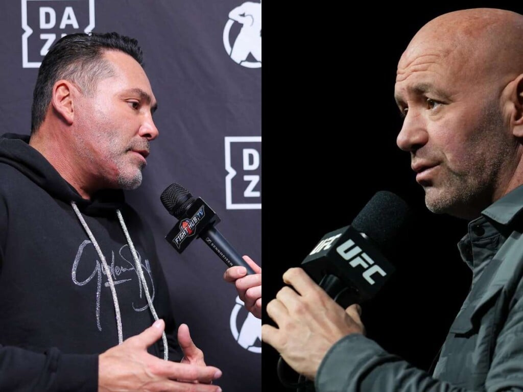 Dana white Oscar de la hoya