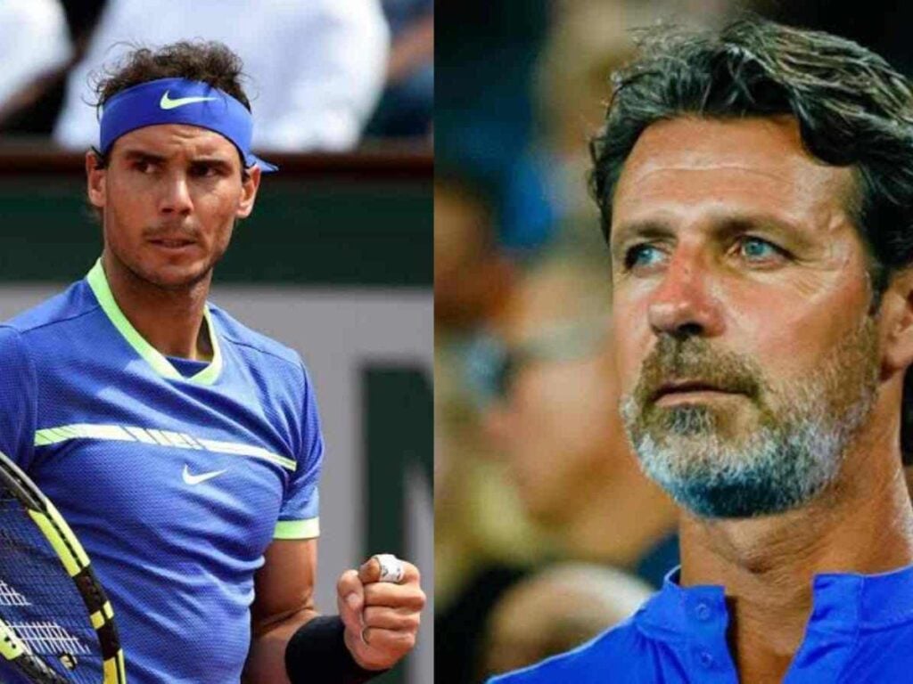 Rafael Nadal and Patrick Mouratoglou (Image Credit: FirstSportz Graphic Team)