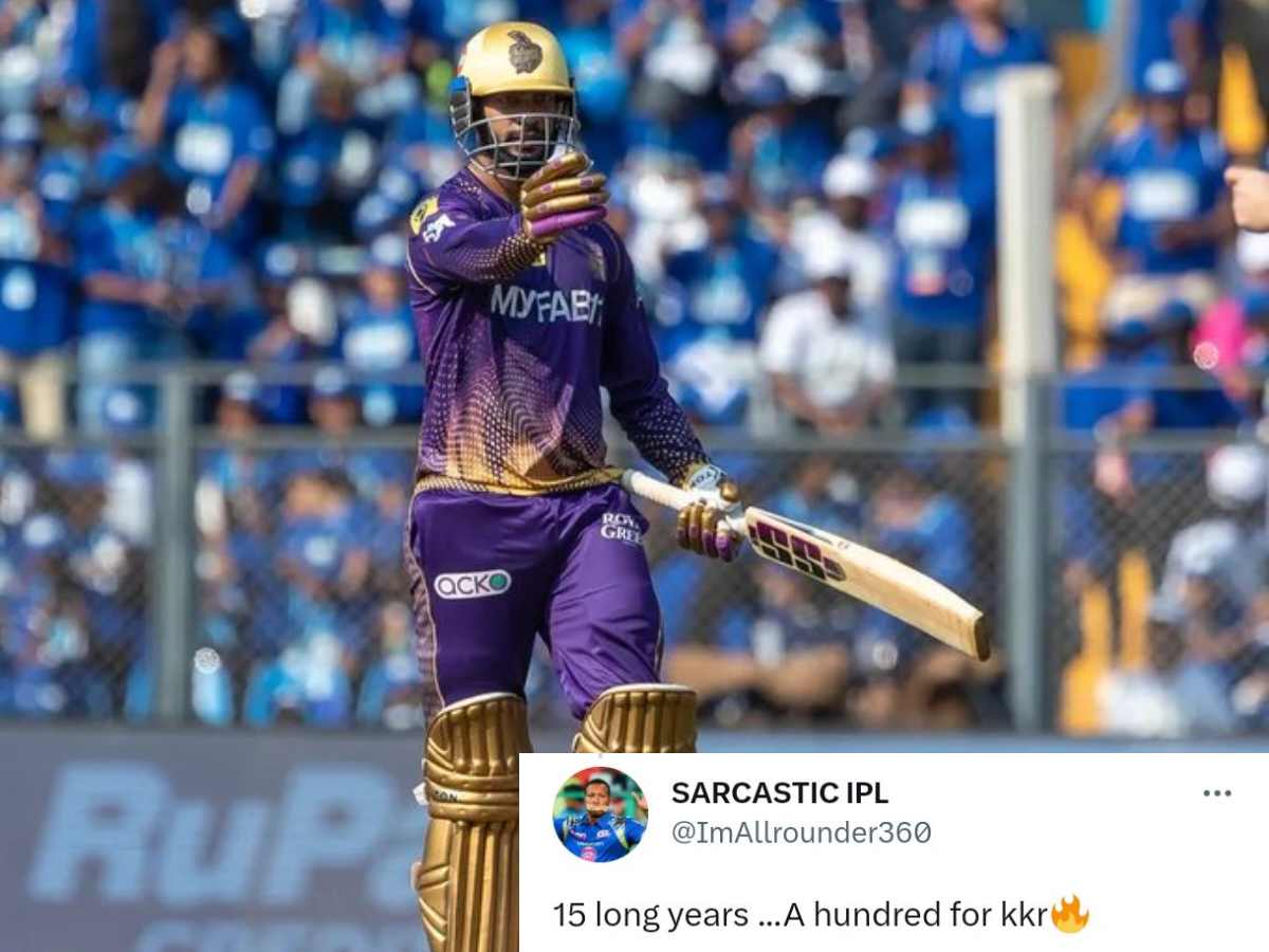 “Lone warrior of KKR”- Twitter erupts as Venkatesh Iyer becomes 1st batter from KKR to achieve THIS feat since Brendon McCullum in 2008