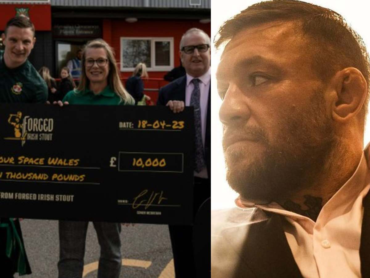 “Not here to take part,” Conor McGregor helps autistic children in Wales as his beer brand donates £10,000