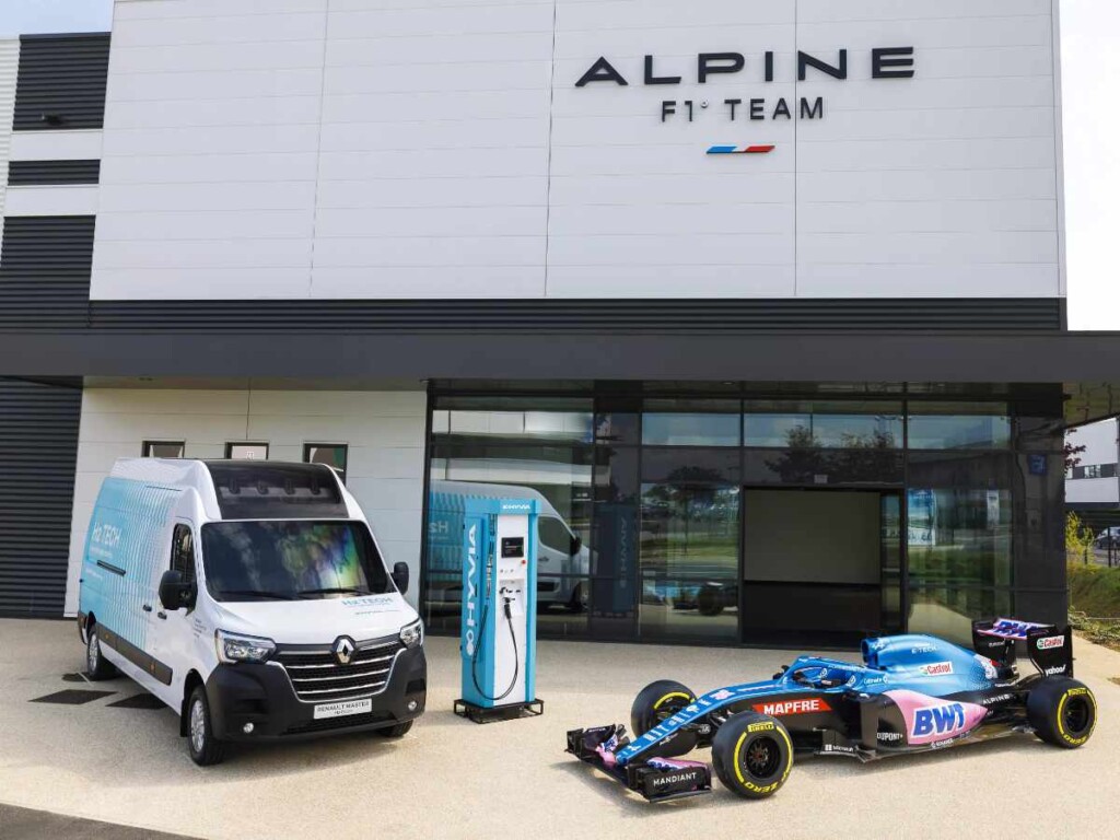 Alpine base at Enstone via Renault Group