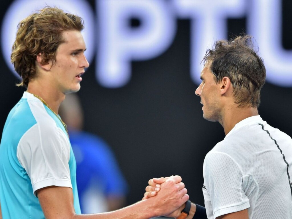 Alexander Zverev and Rafael Nadal