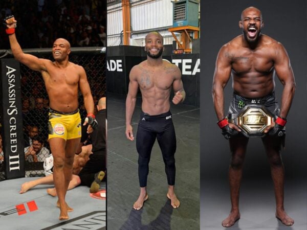 Anderson Silva, Leon Edwards and Jon Jones