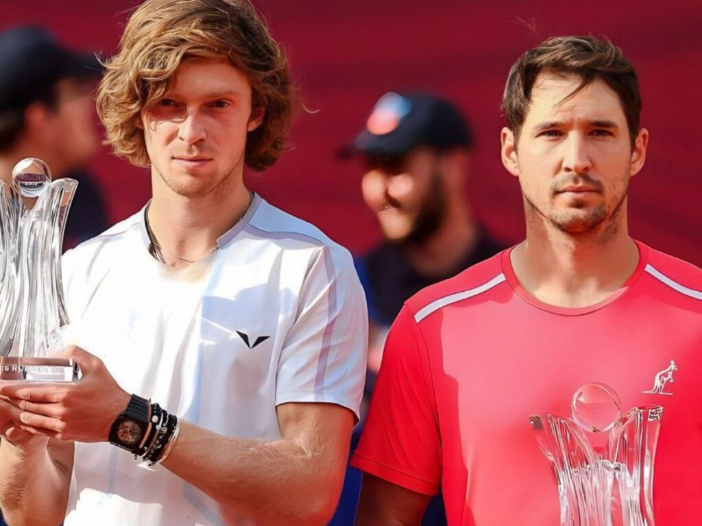 Andrey Rublev and Dusan Lajovic