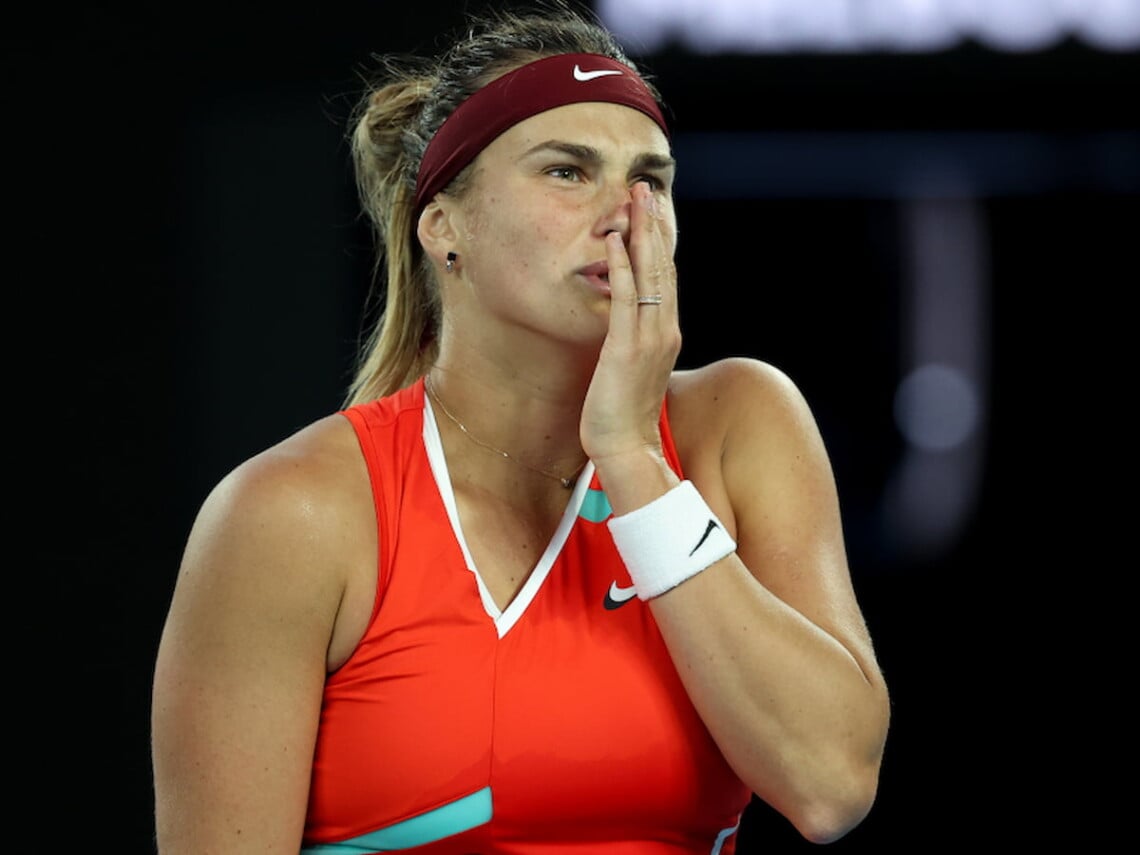 Aryna Sabalenka harassment over Ukraine war continues, reporter asks