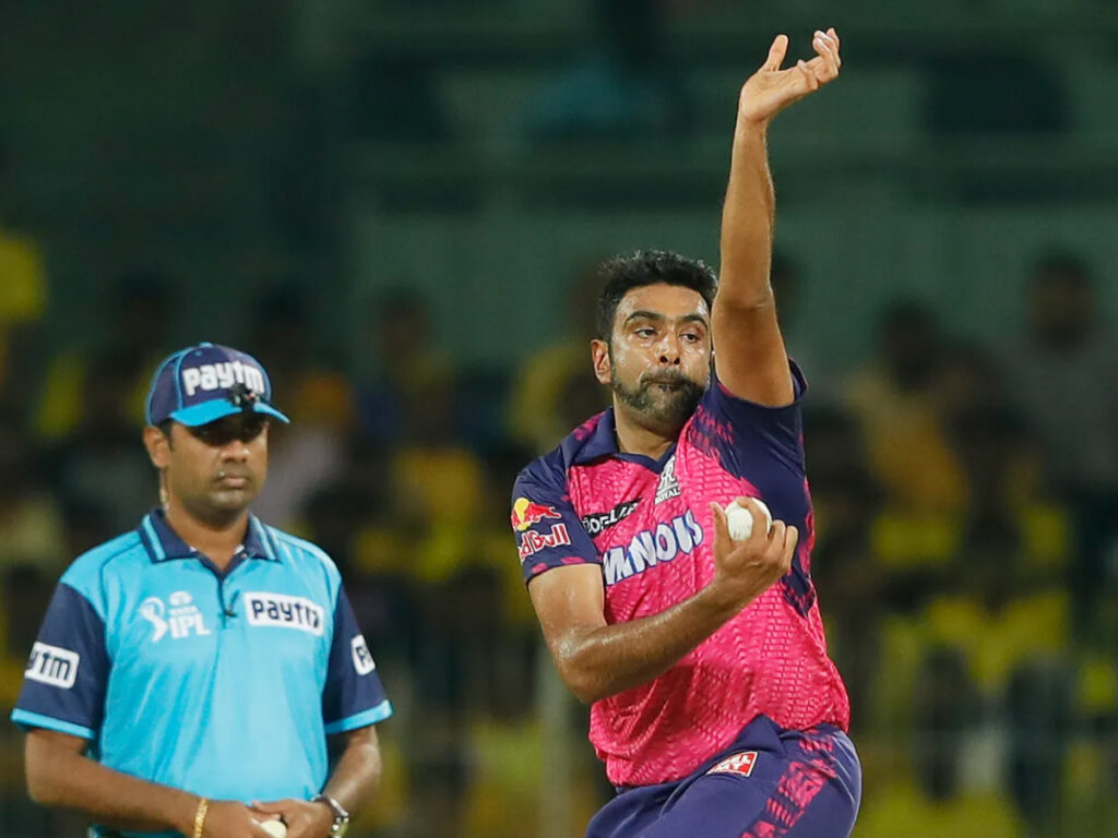 Ashwin bowling