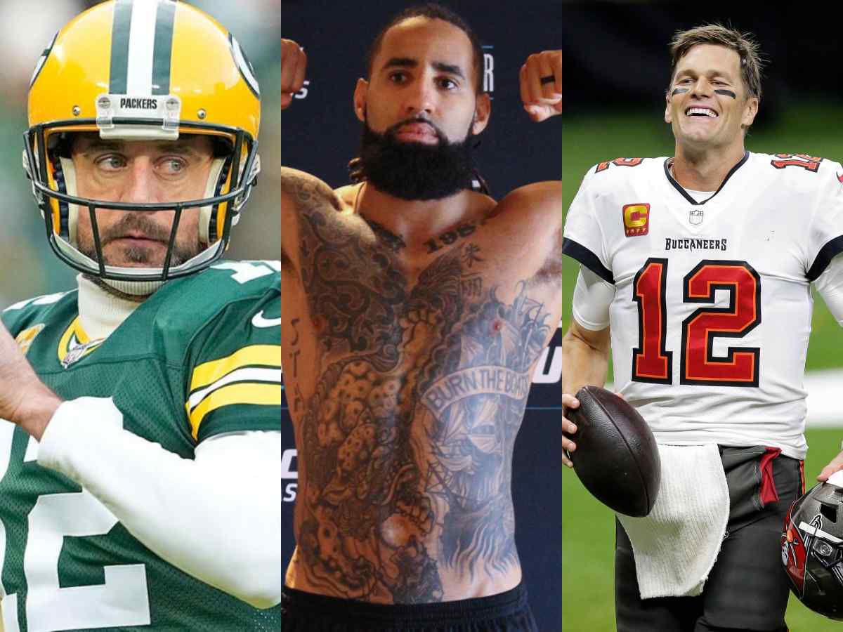 “He is on that ayahuasca kick,” NFL pro turned UFC fighter interestingly picks Aaron Rodgers over Tom Brady and Patrick Mahomes for MMA fight