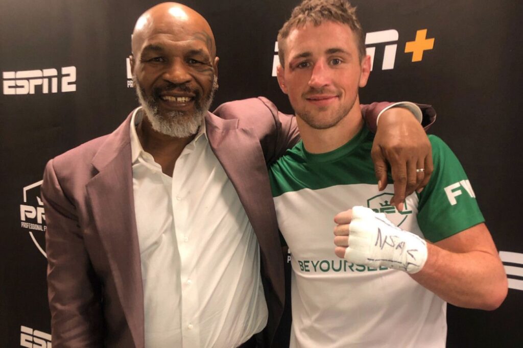 Brendan Loughnane recalls being congratulated by Tyson Fury Mike Tyson after PFL debut